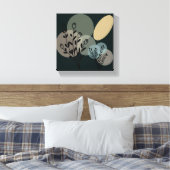 Abstracte canvas wrap of acryl print | Modern (Insitu (Slaapkamer))