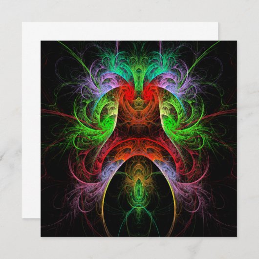 Abstracte carnaval (Voorkant / Achterkant)