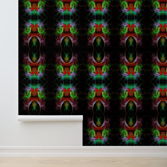 Abstracte carnaval behang (Applicatie)