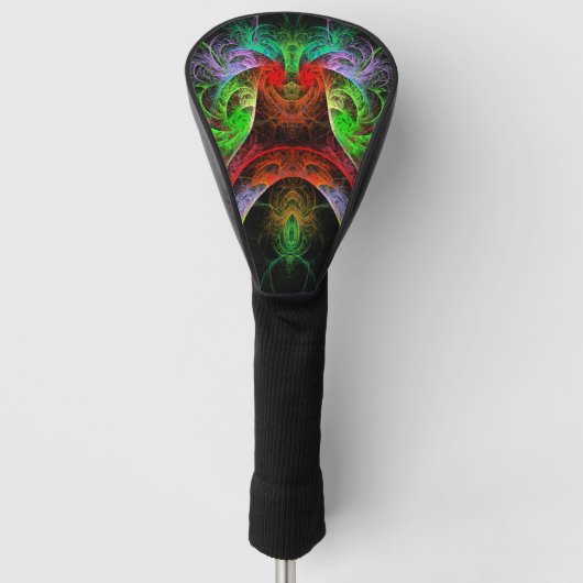Abstracte carnaval golfheadcover (Voorkant)
