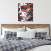 Abstracte Catrina Canvas Afdruk (Insitu (Slaapkamer))