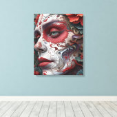 Abstracte Catrina Canvas Afdruk (Insitu (Houten vloer))