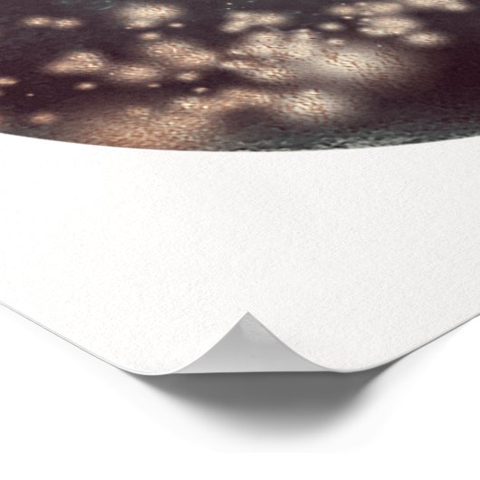 Abstracte Celestial Moon Art Poster (Hoek)