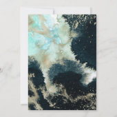 Abstracte Celestial sparen de Kaart van de Aankond (Achterkant)