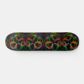 Abstracte cellen skateboard (Horizontaal)