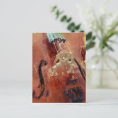 Abstracte Cello Bridge Briefkaart (Staand voorkant)