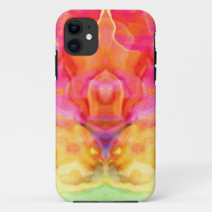 Abstracte chakra van een vrouw iPhone 11 hoesje