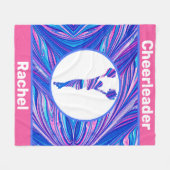 Abstracte Cheerleader Fleece Deken (Voorkant (Horizontaal))