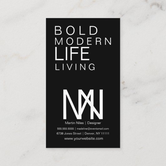 Abstracte Cheetah Art Illustratie Visitekaartje (Achterkant)