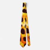 Abstracte cheetahprint trendy stropdas (Voorkant)