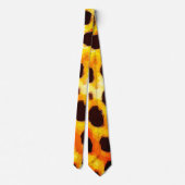 Abstracte cheetahprint trendy stropdas (Achterkant)
