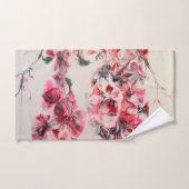 Abstracte Cherry Blossom Hand Towel Handdoek (Handdoek)