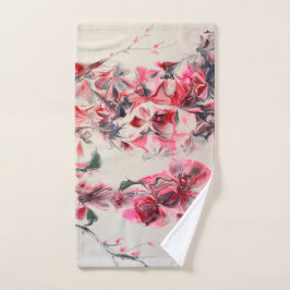 Abstracte Cherry Blossom Hand Towel Handdoek