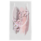 Abstracte Cherry Blossom Small Gift Bag Klein Cadeauzakje (Voorkant)
