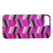 Abstracte chevron/visgraat | Paars & Violet Case-Mate iPhone Case (Achterkant (Horizontaal))