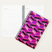 Abstracte chevron/visgraat | Paars & Violet Planner (Display)
