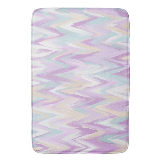 Abstracte Chevrons Badmat (Voorkant Verticaal)