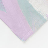 Abstracte chevrons fleece deken (Hoek)