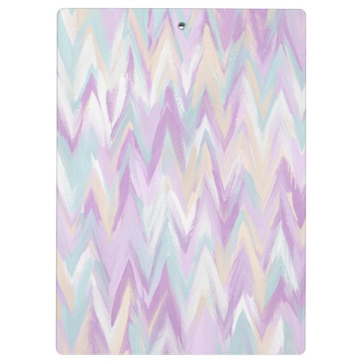 Abstracte Chevrons Klembord (Achterkant)