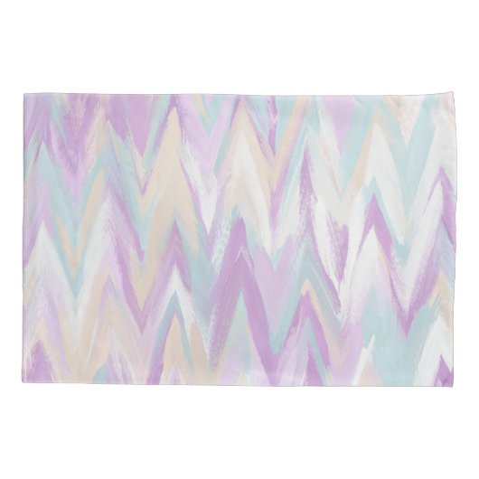 Abstracte Chevrons Kussensloop (Achterkant-Links)