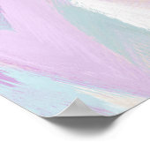 Abstracte Chevrons Poster (Hoek)