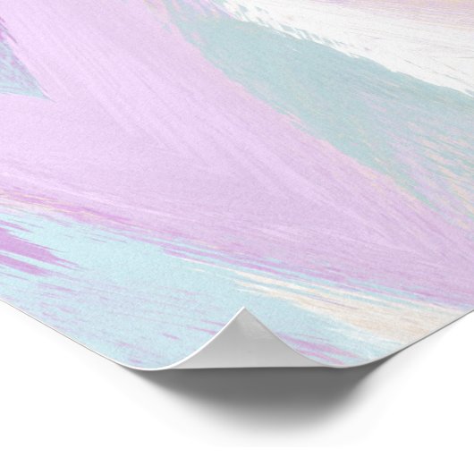 Abstracte Chevrons Poster (Hoek)