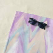 Abstracte Chevrons Strandlaken (In situ)