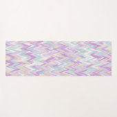 Abstracte chevrons yogamat (Voorkant (horizontaal))