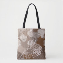 Abstracte chocoladebruine collagevormen