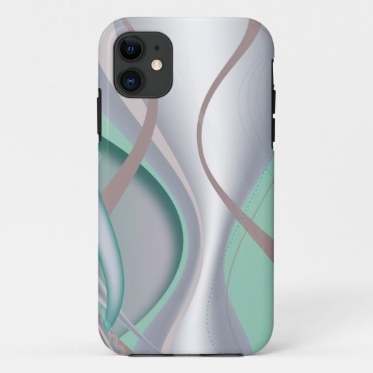 Abstracte chocolademunt tornado Case-Mate iPhone case (Achterkant)