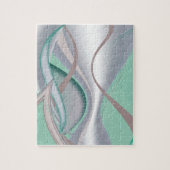 Abstracte chocolademunt tornado legpuzzel (Verticaal)