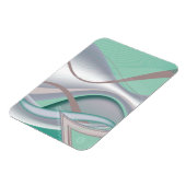 Abstracte chocolademunt tornado magneet (Linkerzijde)