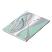 Abstracte chocolademunt tornado notitieblok (Gedraaid)