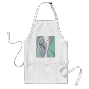 Abstracte chocolademunt tornado standaard schort