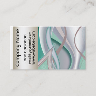 Abstracte chocolademunt visitekaartje
