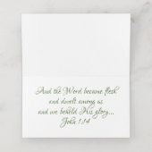 Abstracte CHRISTMAS STARS Red Green Gold CUSTOM (Binnenkant ongevouwen)