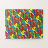 Abstracte chunky art top sport Kinder Legpuzzel (Horizontaal)