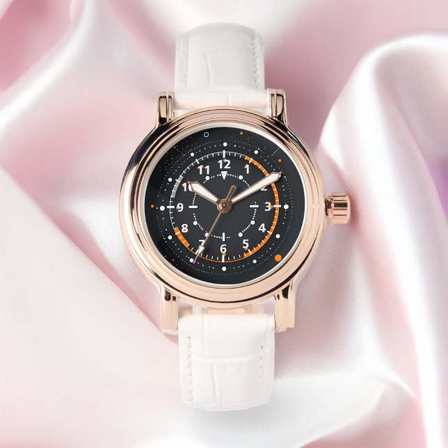 Abstracte circulaire technologische interface-elem horloge (Creator heeft geüpload)