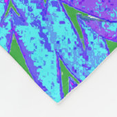 ABSTRACTE CIRKEL WYCINANKI FLEECE DEKEN (Hoek)