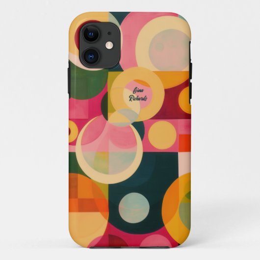 Abstracte cirkelontwerp Case-Mate iPhone case (Achterkant)