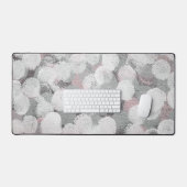 Abstracte cirkelpufjes bureaumat (Keyboard & Muis)