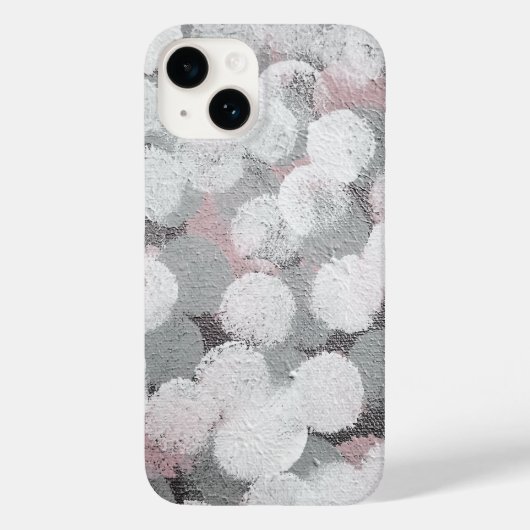 Abstracte cirkelpufjes Case-Mate iPhone case (Achterkant)
