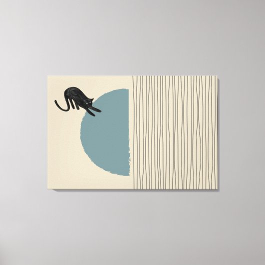 Abstracte cirkels Cat 3 Canvas Print (Voorkant)
