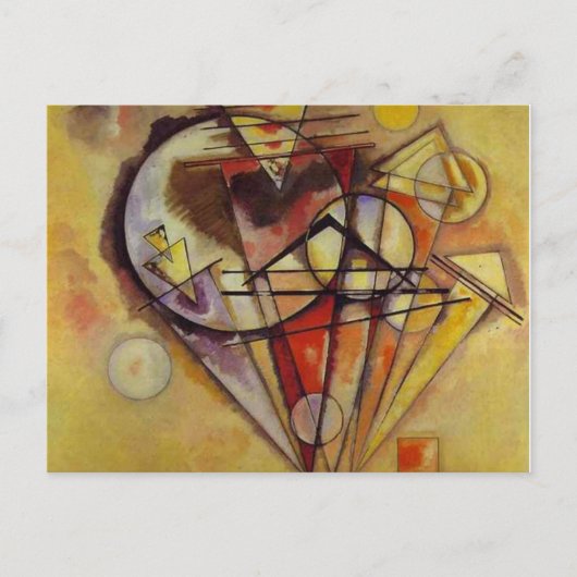 Abstracte cirkels Kandinsky Briefkaart (Voorkant)