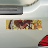 Abstracte cirkels Kandinsky Bumpersticker (Op auto)