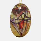 Abstracte cirkels Kandinsky Keramisch Ornament (Links)