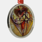 Abstracte cirkels Kandinsky Metalen Ornament (Rechts)