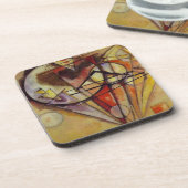 Abstracte cirkels Kandinsky Onderzetter (Linkerzijde)