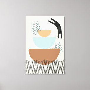 Abstracte cirkels — Kat 1 Canvas afdrukken