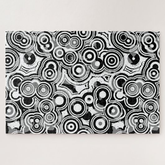 abstracte cirkels puzzel (Horizontaal)